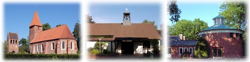 St.-Ulrichs-Kirche - St.-Johannes-Kirche Hahn-Lehmden - Willehad-Kirche Wahnbek - Gemeindezentrum Kleibrok