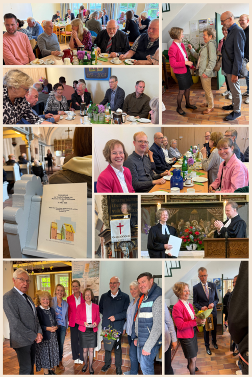 Fotocollage zur Verabschiedung von Friedgard Möllmann